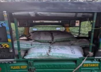 कोडरमा में वन विभाग की रेड से मचा हड़कंप, अवैध ढिबरा लदा टेंपो जब्त