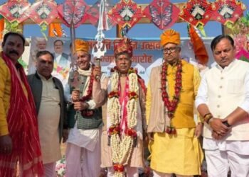 Jharkhand News: सम्मान समारोह में नवनियुक्त प्रदेश अध्यक्ष आदित्य साहू का हुआ जोरदार स्वागत