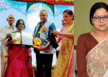 दतिया में रांची की अंशिता सिन्हा और सुषमा सम्मानित, साहित्यिक कृतियों का हुआ विमोचन