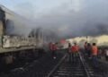 Rajdhani Express Fire: राजधानी एक्सप्रेस भीषण आग लगने से हड़कंप, दो कोच जलकर खाक