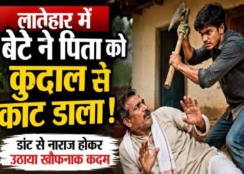 लातेहार में बेटे ने पिता को कुदाल से काटकर उतारा मौत के घाट, मामूली डांट बनी वजह