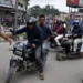 Traffic police strict on ignoring traffic rules, bikes are being seized on pending challans