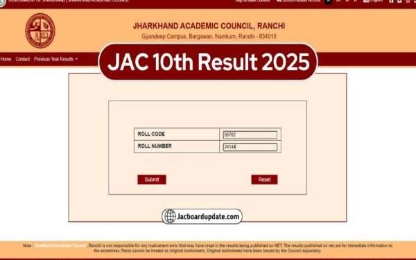 JAC RESULTS