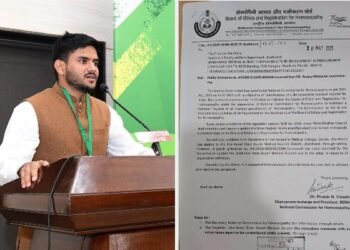 The registration process of homeopathic doctors started with the initiative of AJSU leader Sanjay Mehta, AYUSH Ministry took cognizance