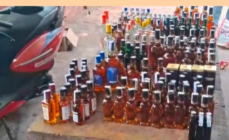 Liquor of various brands