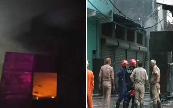 Massive fire breaks out near Rithala Metro station, 4 people dead;