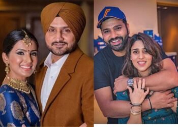 ROHIT SHARMA AND RITIKA ON HARBAJAN AND GEETA SHOW