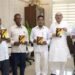Jharkhand Assembly Speaker Rabindranath Mahato released the poetry collection "Udgar"