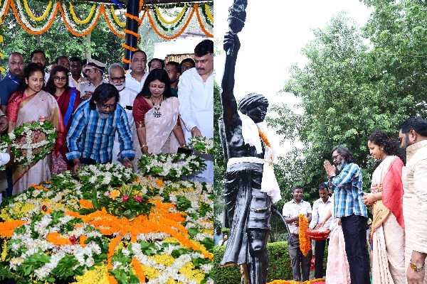 Chief Minister Hemant Soren paid tribute to Dharti Aaba Bhagwan Birsa Munda on his death anniversary