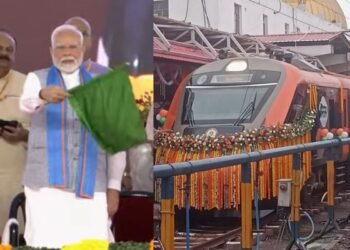 PM मोदी ने पटना-गोरखपुर वंदे भारत एक्सप्रेस को दिखाई हरी झंडी,