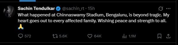 sachin tendulkar tweet