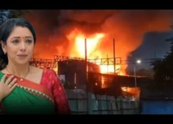 Anupama Set Fire: गोरेगांव फिल्म सिटी में अनुपमा सीरियल के सेट पर भीषण आग