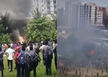 ढाका में बांग्लादेश एयरफोर्स का विमान स्कूल पर गिरा, 19 की मौत, 164 घायल