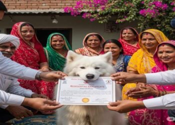 बिहार में डॉग बाबू को मिला आवासीय प्रमाण पत्र! इंसानों का नंबर अब कब आएगा?