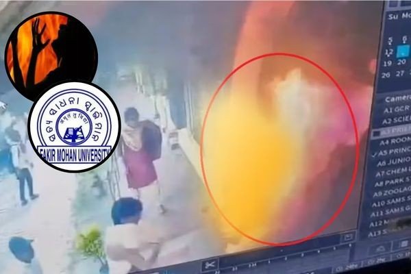 HOD से तंग आ के छात्रा ने खुदको लगाई आग