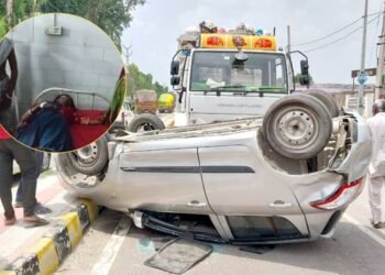 गिरिडीह में ट्रक ने मारी टक्कर, पिता-पुत्र समेत तीन की मौत