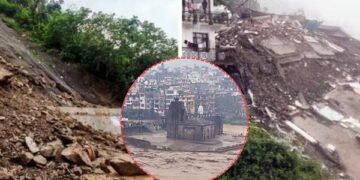 बादल फटने से हुई भारी तबाही, मंडी में जनजीवन हुआ ठप