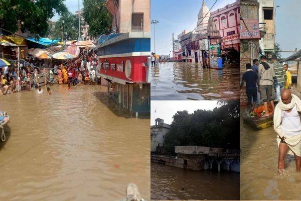 वाराणसी में गंगा का कहर: 84 घाट जलमग्न, नमो घाट तक पहुंचा पानी, प्रशासन हाई अलर्ट पर