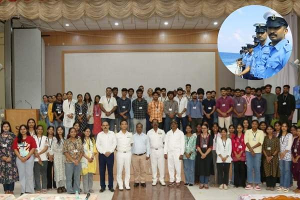 संत जेवियर्स कॉलेज में भारतीय तटरक्षक बल का संवाद, छात्रों में बढ़ा रक्षा सेवा के प्रति रुझान