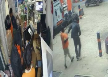 रांची: पेट्रोल पंप पर नकाबपोश बदमाशों की लूट, CCTV में कैद हुई वारदात