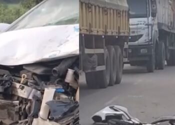 Jharkhand News: Horrific road accident on Chandil-Purulia NH-32: Devotee going to Deoghar dies, 3 seriously injured