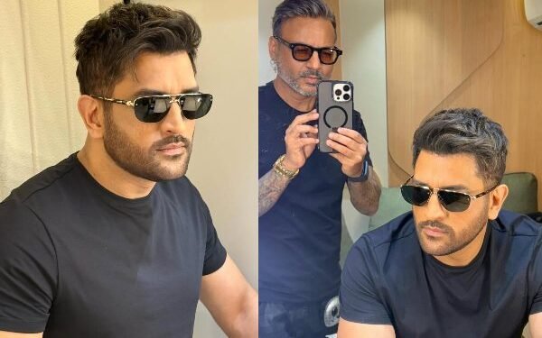 Even at the age of 44, Dhoni created a stir, seeing his new look, fans said – "This is the real cool captain!