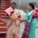 President Draupadi Murmu received a grand welcome at Deoghar Airport, will attend the convocation ceremony of AIIMS