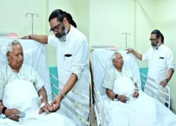 पूर्व सांसद कड़िया मुंडा अस्पताल में भर्ती, सीएम हेमंत सोरेन और बाबूलाल मरांडी ने जाना हाल