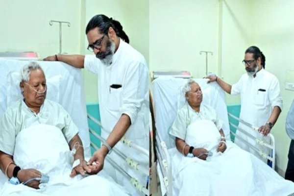 पूर्व सांसद कड़िया मुंडा अस्पताल में भर्ती, सीएम हेमंत सोरेन और बाबूलाल मरांडी ने जाना हाल