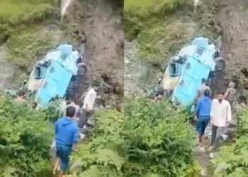 उधमपुर में CRPF जवानों से भरी गाड़ी गहरी खाई में गिरी, 3 जवान शहीद, 15 घायल