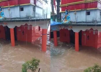 घघारी बाबा धाम में चमत्कार! पहली बार भगवान शिव के चरणों तक पहुंचा जमुनी नदी का पानी