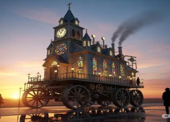 पहियों पर निकला चर्च! स्वीडन में 113 साल पुरानी इमारत की अनोखी यात्रा