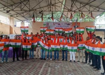 An important meeting was held in Sukhdev Nagar Southern Division regarding 'Tiranga Yatra in every home'