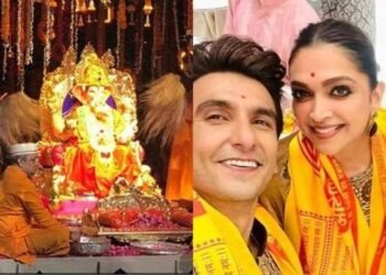 गणपति बप्पा के दर्शन को उमड़े बॉलीवुड सितारे, रणवीर-दीपिका की जोड़ी रही सेंटर ऑफ अट्रैक्शन