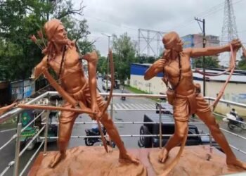 हजारीबाग में दोबारा टूटीं आदिवासी स्वतंत्रता सेनानी की प्रतिमाएं, लोगों में भारी आक्रोश