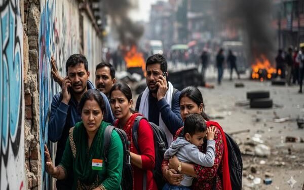 नेपाल हिंसा में फंसे भारतीय पर्यटक, काठमांडू में हालात बेहद खराब, कहा- ‘हमने खिड़की से..'