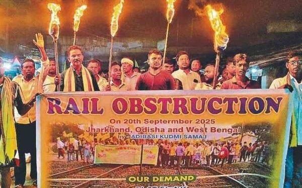कुड़मी समाज का रेल रोको आंदोलन 20 सितंबर से होगा शुरु, झारखंड सहित इन राज्यों में पड़ेगा असर