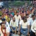 Demonstration at Monet Washery Gate after the death of Jadu Mahato in Jharia