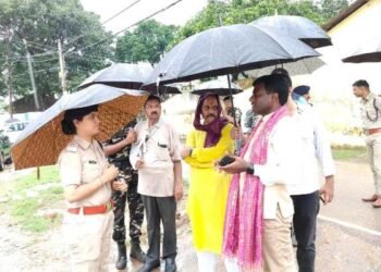 Ranchi district administration inspected the preparations for Durga Puja 2025
