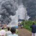 Ranchi: Massive fire breaks out at a chemical factory in Irba area, causing panic due to a loud explosion.