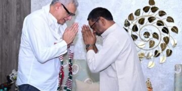 मुख्यमंत्री हेमंत सोरेन से टीएमसी के राज्यसभा सांसद डेरेक ओ’ब्रायन ने की मुलाकात