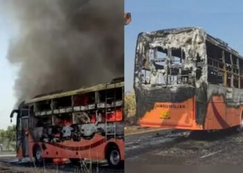 जैसलमेर में जलती बस बनी मौत का जाल, 20 की दर्दनाक मौत