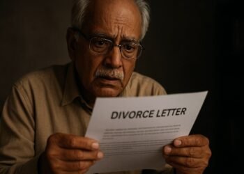 The 'divorce letter' became a death message – a father's heart stopped upon reading the letter addressed to his daughter.