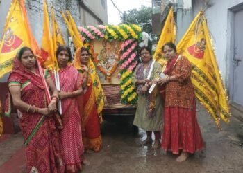 The grand 43rd Nishan Yatra of Shyam Nishan Mahila Mandal filled the city with devotion.