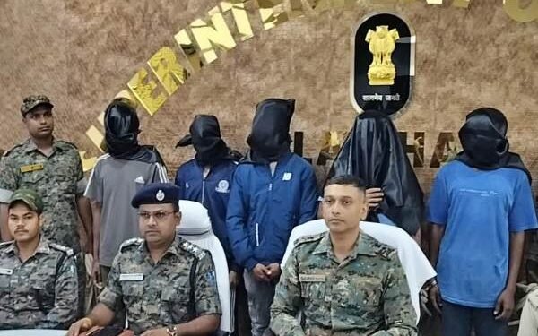 Police tightens noose on Rahul Singh gang, 5 criminals arrested with weapons from Latehar