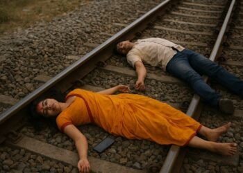 Two bodies found on a railway track in East Singhbhum cause a sensation! The woman's hair was covered in vermilion, and her mobile phone was lying nearby—love, betrayal, or something else?