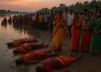 11 people drowned at different places during Chhath Puja in Jharkhand.