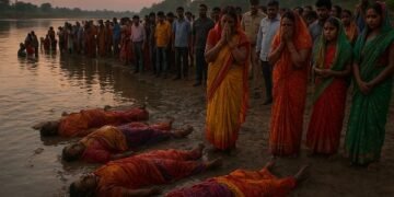 11 people drowned at different places during Chhath Puja in Jharkhand.