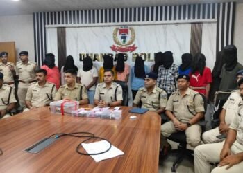 Dhanbad police arrest 12 members of Prince Khan gang, recover arms and explosives