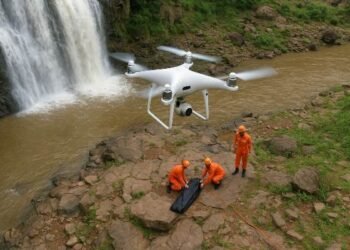 With the help of a drone camera, the body of the youth who died in the Dasham Falls accident was found four days later.